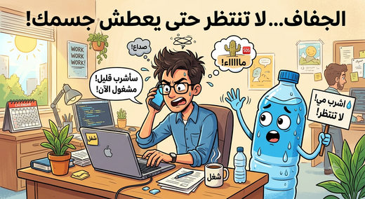 الجفاف [ نقص المياه في الجسم]