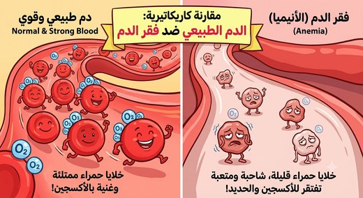 فقر الدم بنقص الحديد: الخانق الصامت لخلايا جسدك